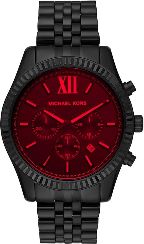 michael kors mk8733|Michael Kors Lexington Men's Black Watch .